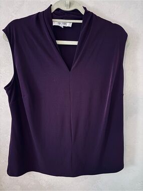 Jones Studio Separates Drape Neck Blouse, 16W